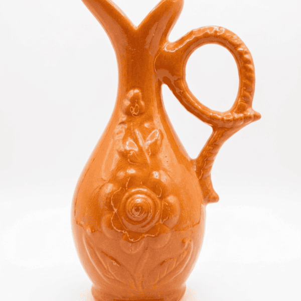 Glazed Clay Surahi Flower Pitcher Vase