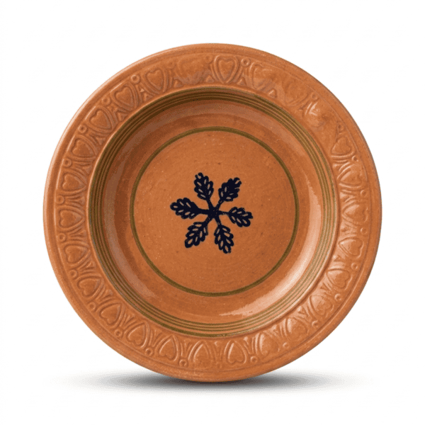 Glazed Clay Plate