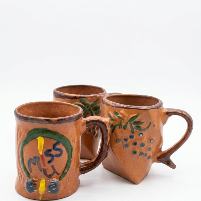 Glazed Clay Cup Handcrafted Earthenware Tea & Coffee Mug - NIA CLAY