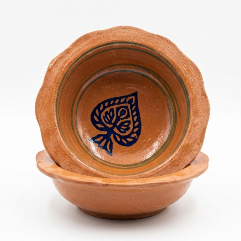 Clay Glazed Small Bowl 6 PCS: Top 6 Best Hand-Painted Earthenware Dishs