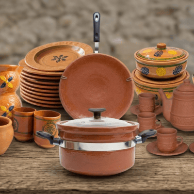 Clay cookware collection in Pakistan by NIA CLAY